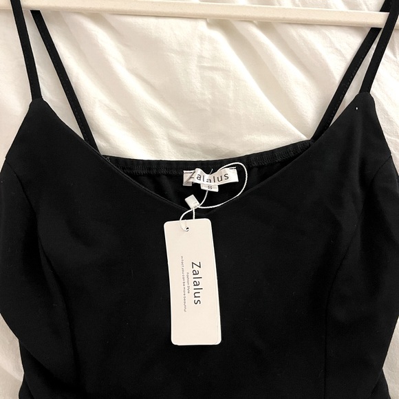 Zalulas V neck spaghetti strap Bodycon Party Dress - Picture 3 of 4